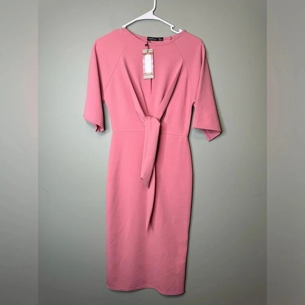 Boohoo Women Pink‎ Long Dress